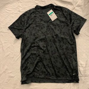 Nike Women's Dri-Fit‎ Victory Golf Tennis Polo Shirt Black Grey DA3254-070 XL